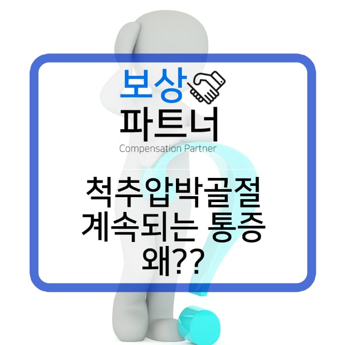 척추압박골절 왜 통증이 계속될까 :: 경주손해사정