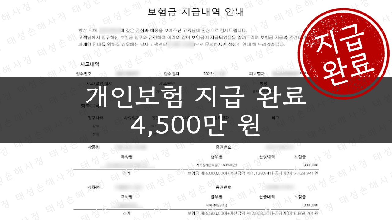 类固醇副作用 双侧髋关节无血性坏死 / 伤害后遗障碍4500万韩元赔偿成功案例